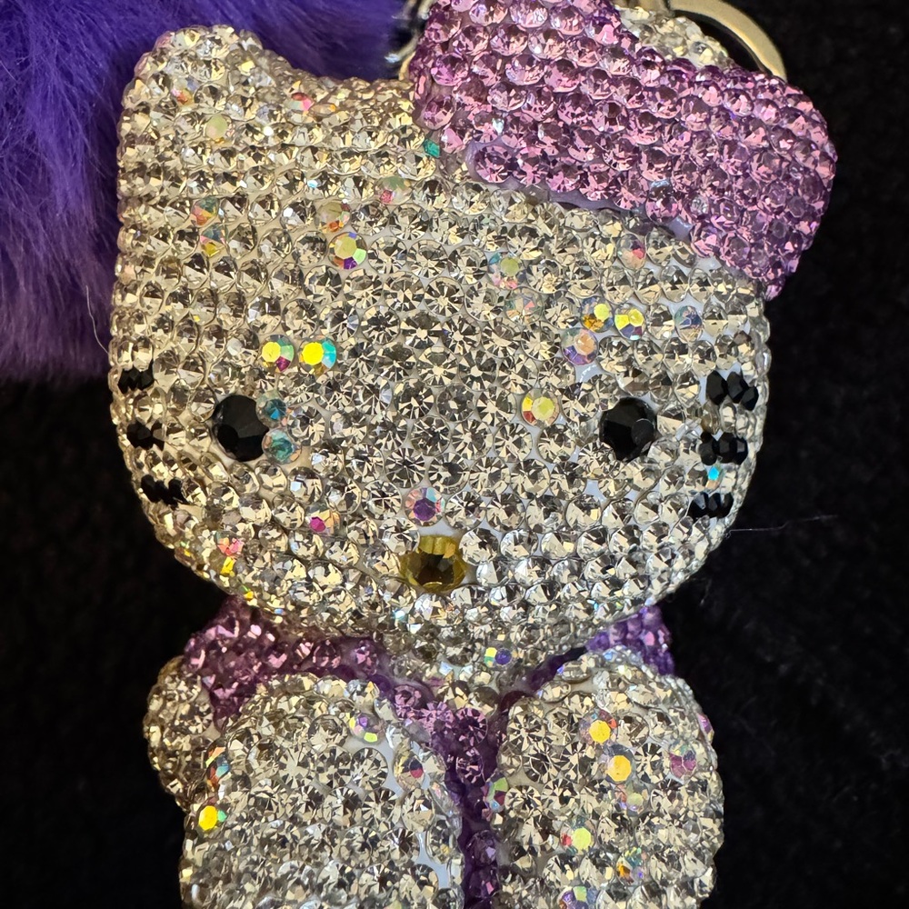 Crystal Hello Kitty Keychain